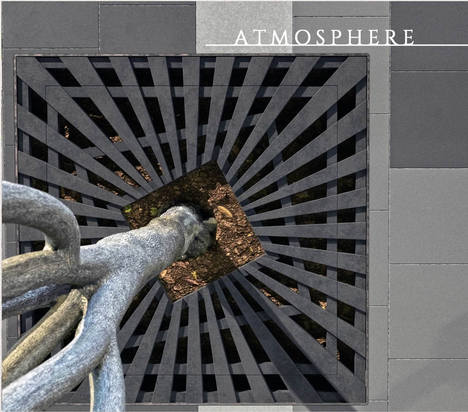 Приствольная решетка для дерева ZKING ATMOSPHERE 1.2х1.2м Черная в Оренбурге фото