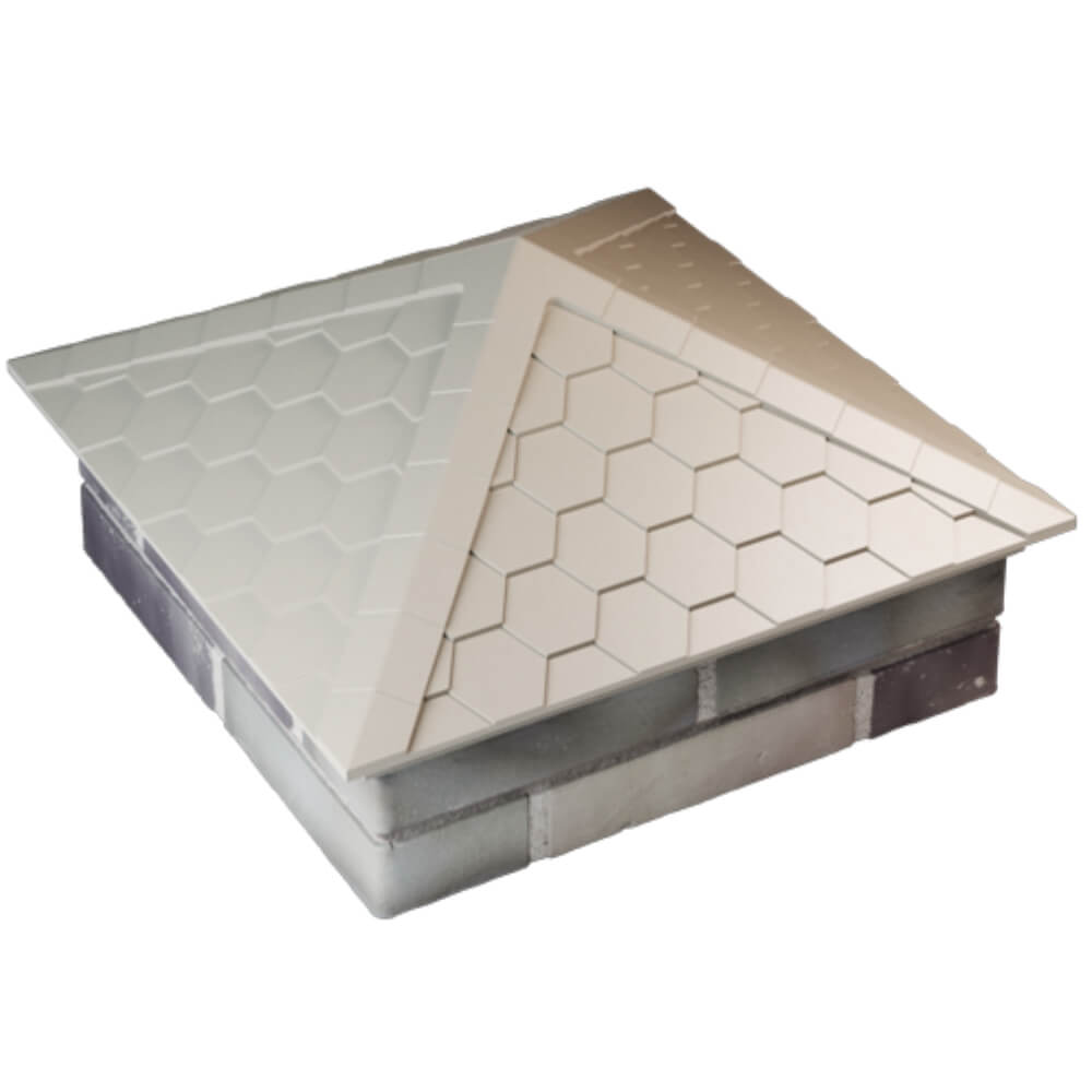 Колпак Zking Эверест Бежевый на столб 2х2 кирпича (535х535мм) Оренбург фото