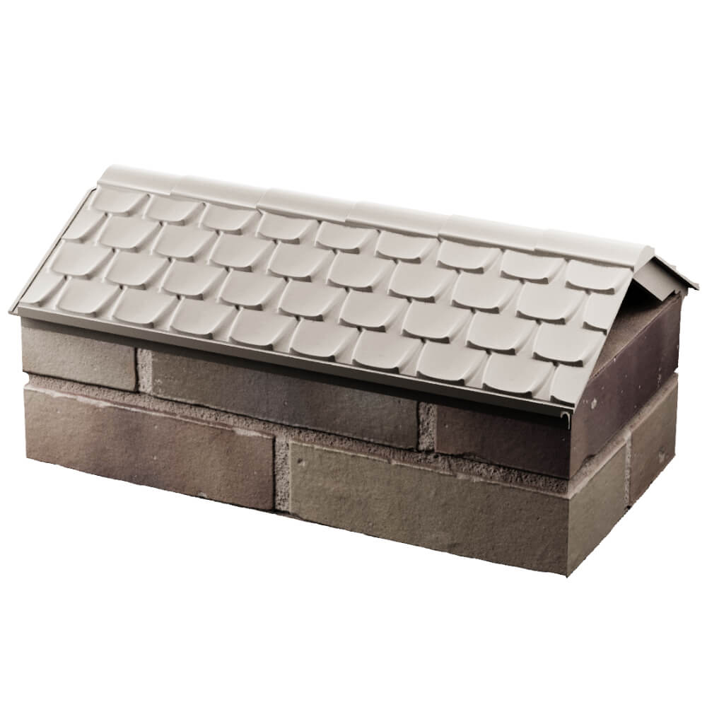 Парапет Zking Эльбрус Бежевый с посадкой на 1 кирпич (255мм) в Оренбурге фото