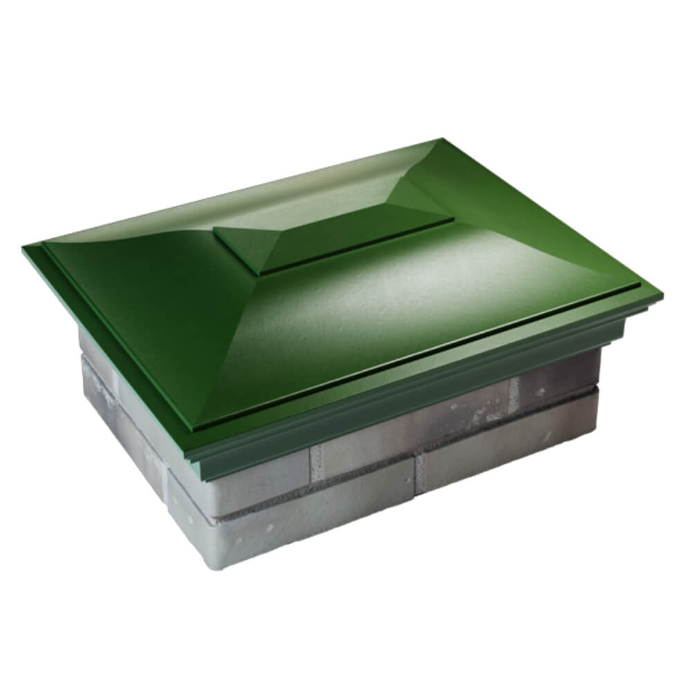 Колпак Zking Монблан Зеленый на столб 2х1.5 кирпича (515х385мм) Оренбург фото