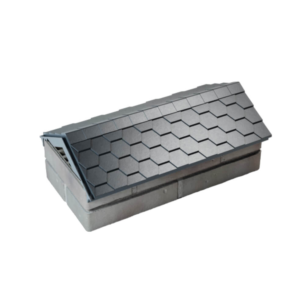 Парапет Zking Эверест Серый с посадкой на 1 кирпич (200/225/255мм) в Оренбурге фото