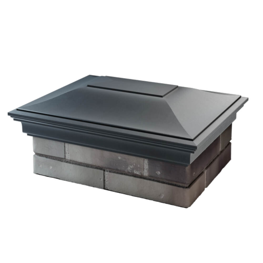 Колпак Zking Монблан Серый на столб 2х1.5 кирпича (515х385мм) в Оренбурге фото