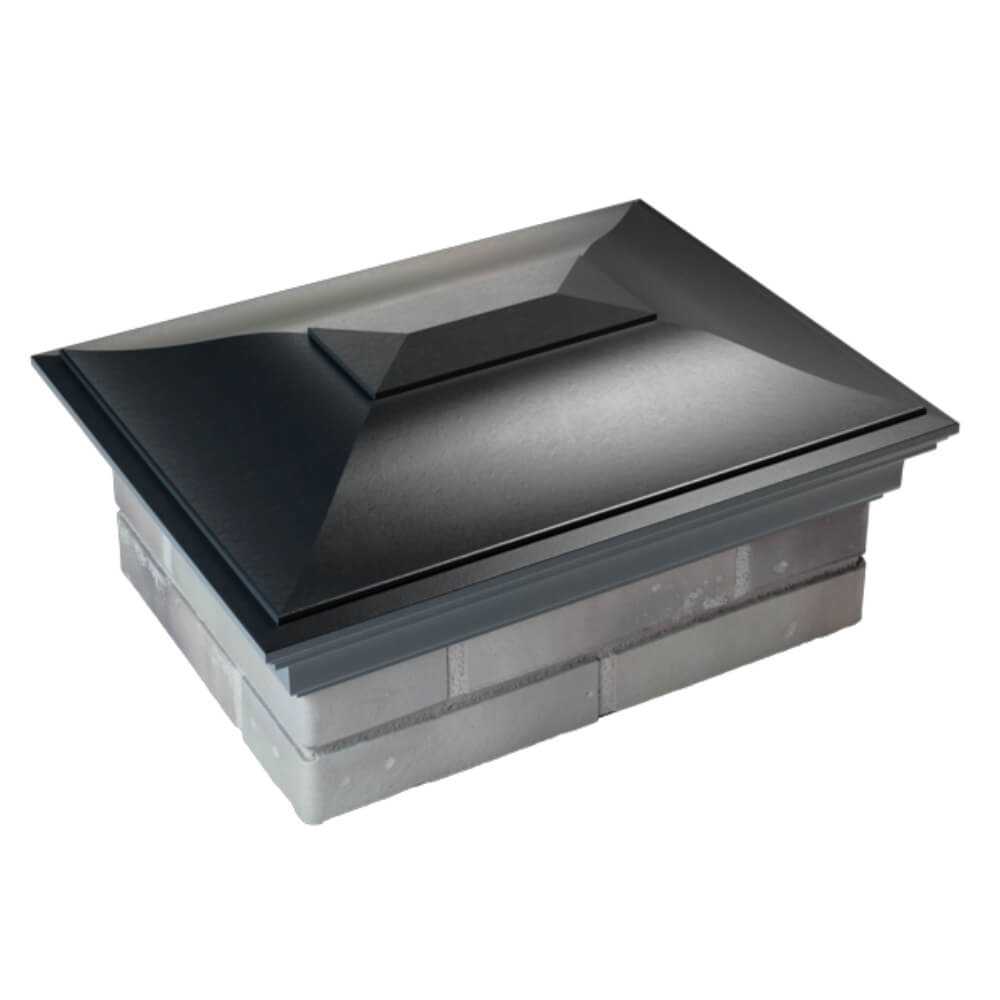 Колпак Zking Монблан Черный на столб 2х1.5 кирпича (515х385мм) Оренбург фото