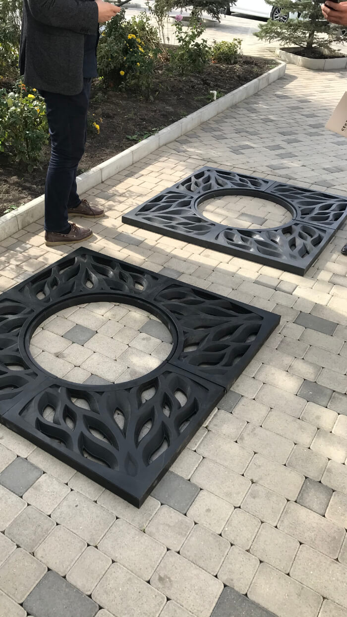 Приствольная решетка для дерева ZKING CRUST 1.2х1.2м Черная в Оренбурге фото