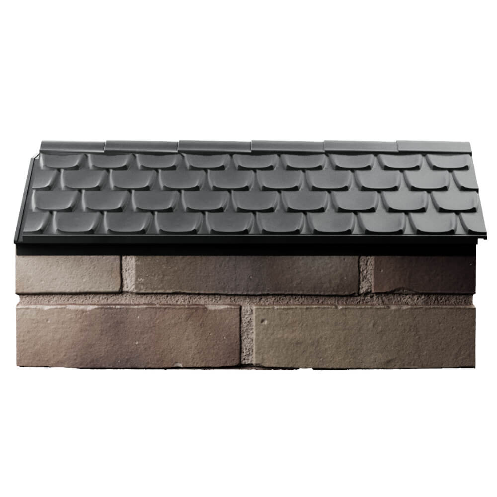 Парапет Zking Эльбрус Серый с посадкой на 1 кирпич (255мм) в Оренбурге фото