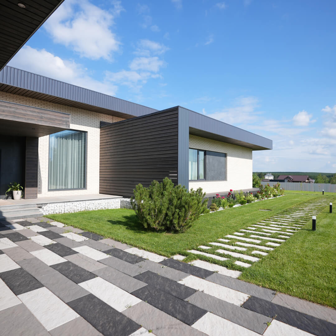 Шаговая плита STONE Светлая Галька 990х330х55мм в Оренбурге фото