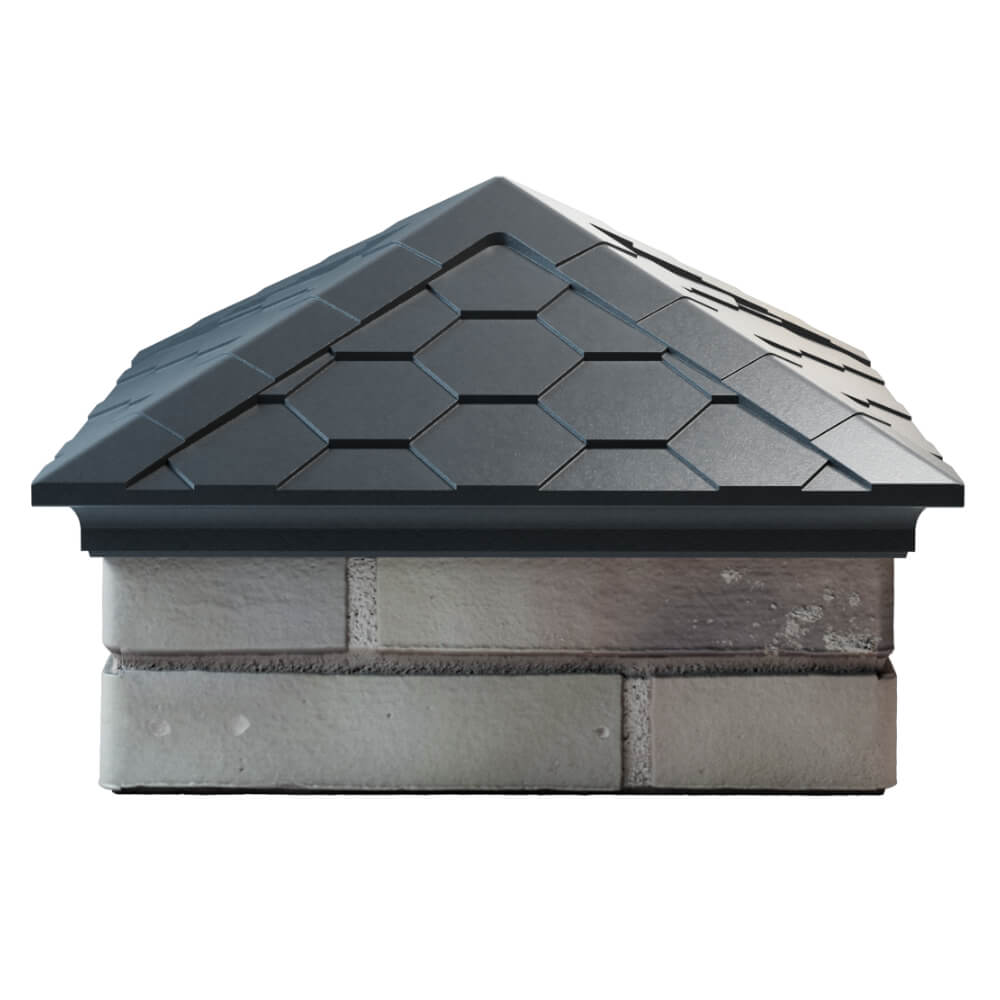 Колпак Zking Эверест Серый на столб 1.5х1.5 кирпича (390х390мм) Оренбург фото