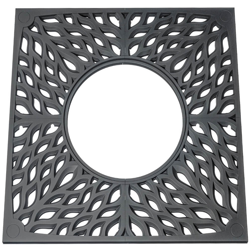 Приствольная решетка для дерева ZKING CRUST 2х2м Черная Оренбург фото