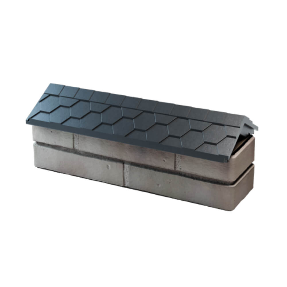 Парапет Zking Эверест Серый с посадкой на 0.5 кирпича (130мм) в Оренбурге фото