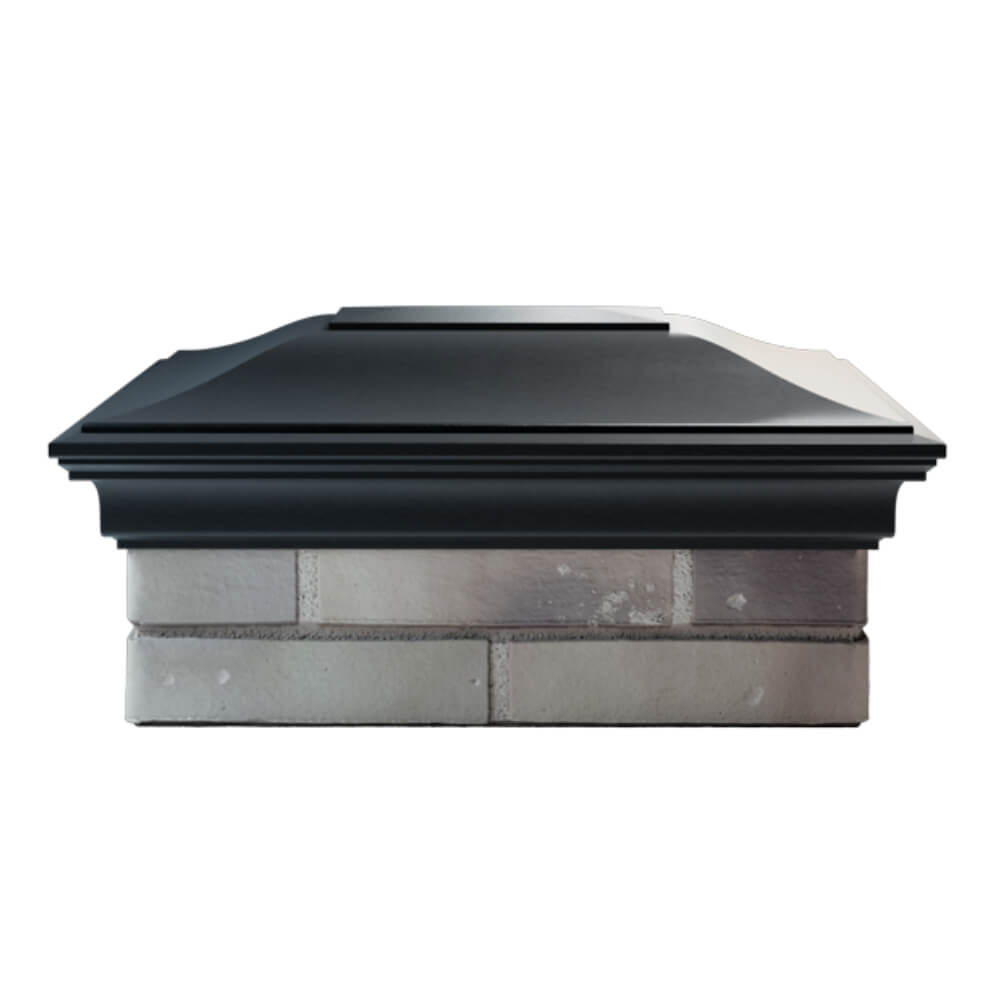Колпак Zking Монблан Черный на столб 2х1.5 кирпича (515х385мм) в Оренбурге фото