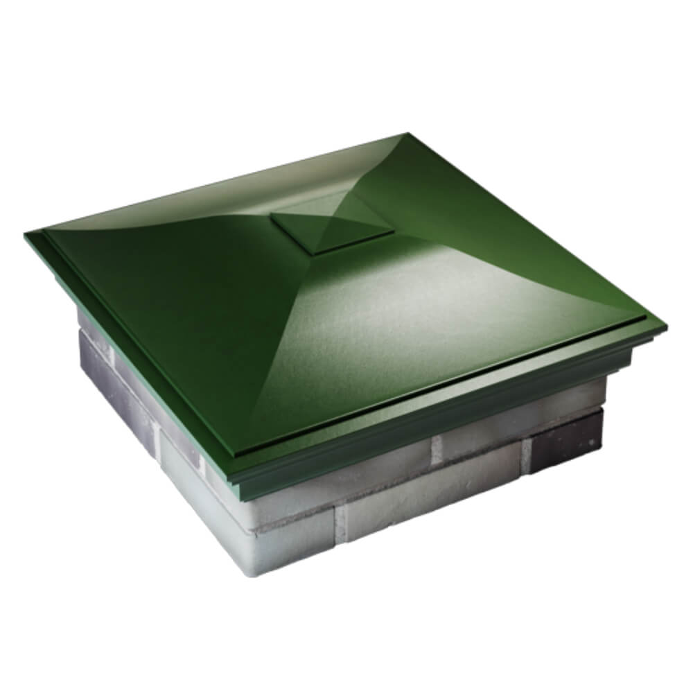 Колпак Zking Монблан Зеленый на столб 2х2 кирпича (515х515мм) Оренбург фото