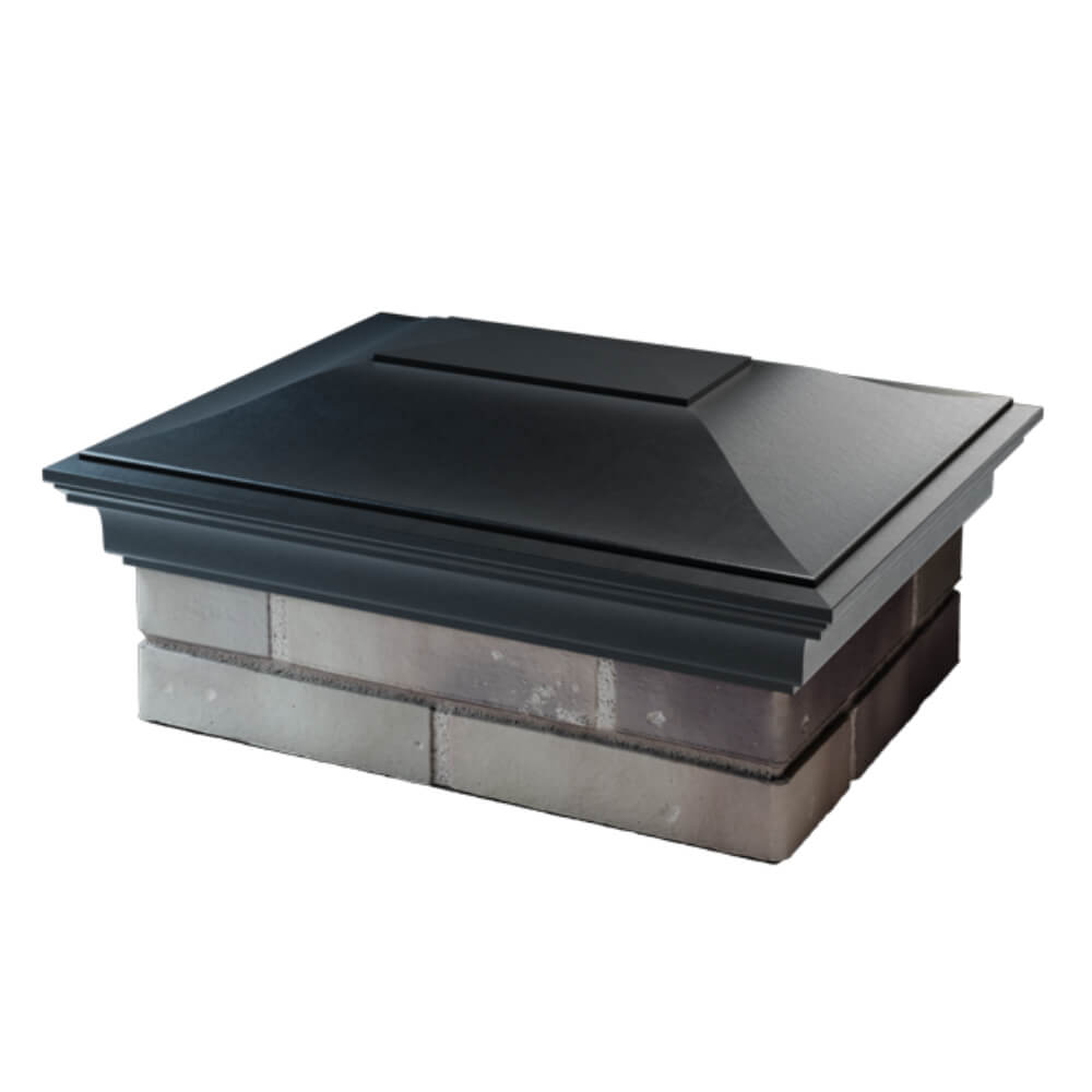 Колпак Zking Монблан Черный на столб 2х1.5 кирпича (515х385мм) в Оренбурге фото