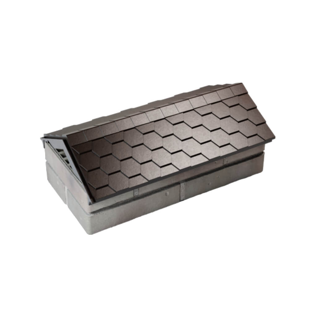 Парапет Zking Эверест Коричневый с посадкой на 1 кирпич (200/225/255мм) в Оренбурге фото