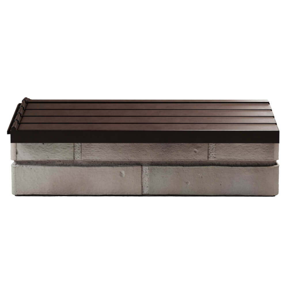 Парапет Zking Бона ХайТек Коричневый с посадкой на 1 кирпич (200/225/255мм) в Оренбурге фото