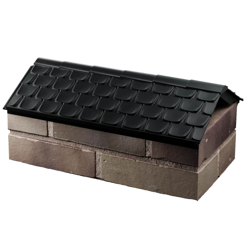 Парапет Zking Эльбрус Черный с посадкой на 1 кирпич (255мм) в Оренбурге фото