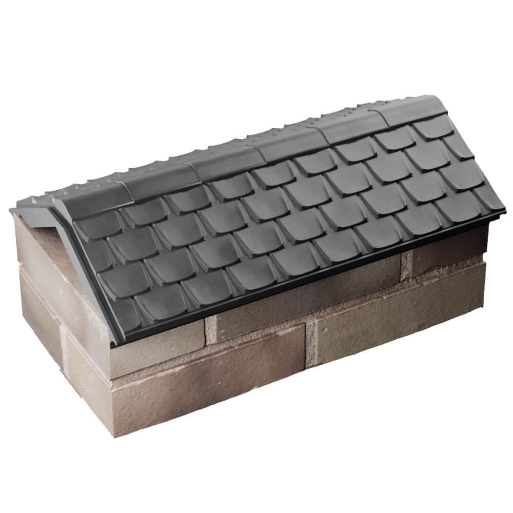 Парапет Zking Эльбрус Серый с посадкой на 1 кирпич (255мм) в Оренбурге фото