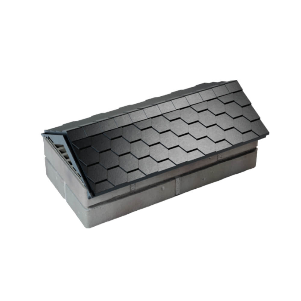 Парапет Zking Эверест Черный с посадкой на 1 кирпич (200/225/255мм) в Оренбурге фото