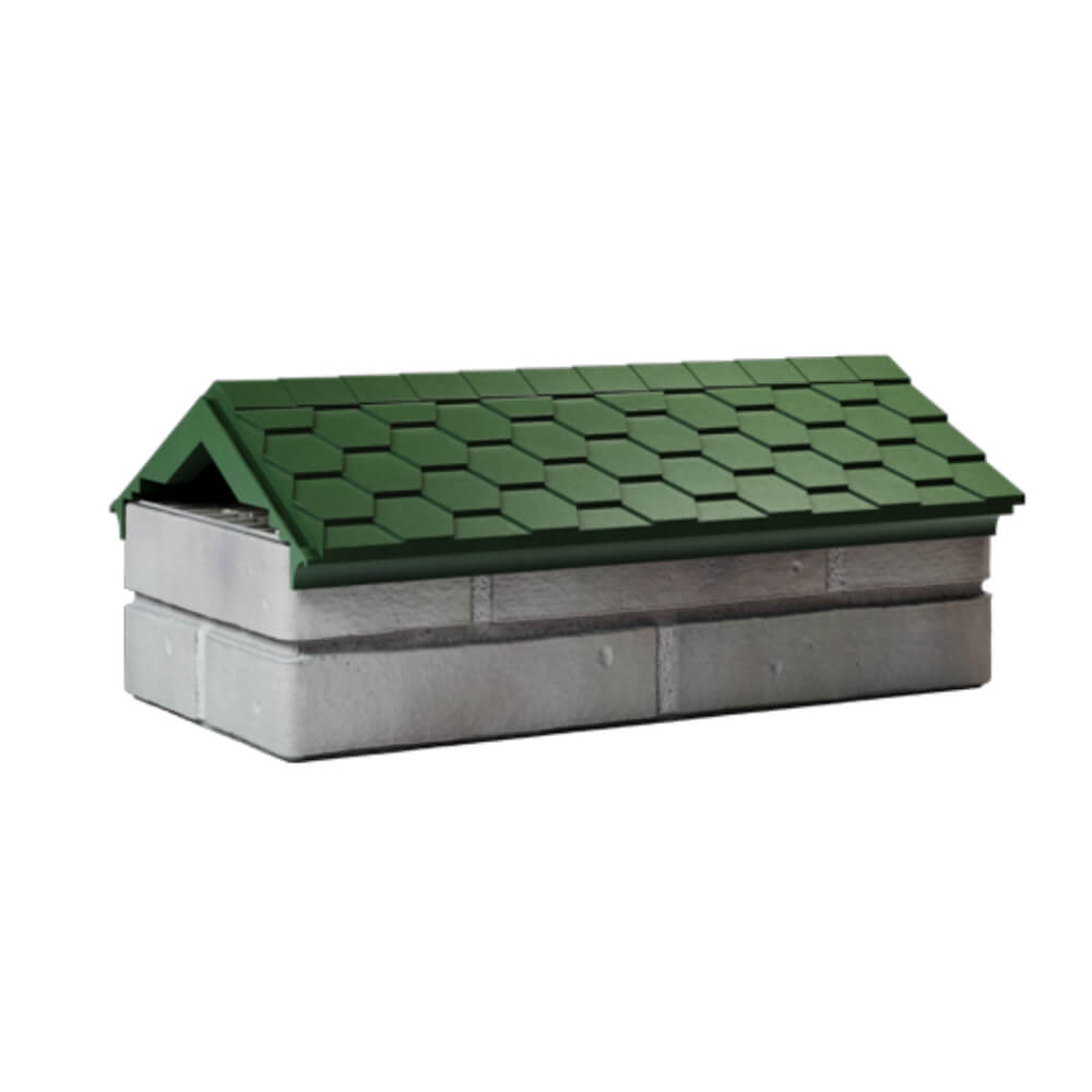 Парапет Zking Эверест Зеленый с посадкой на 1 кирпич (200/225/255мм) Оренбург фото