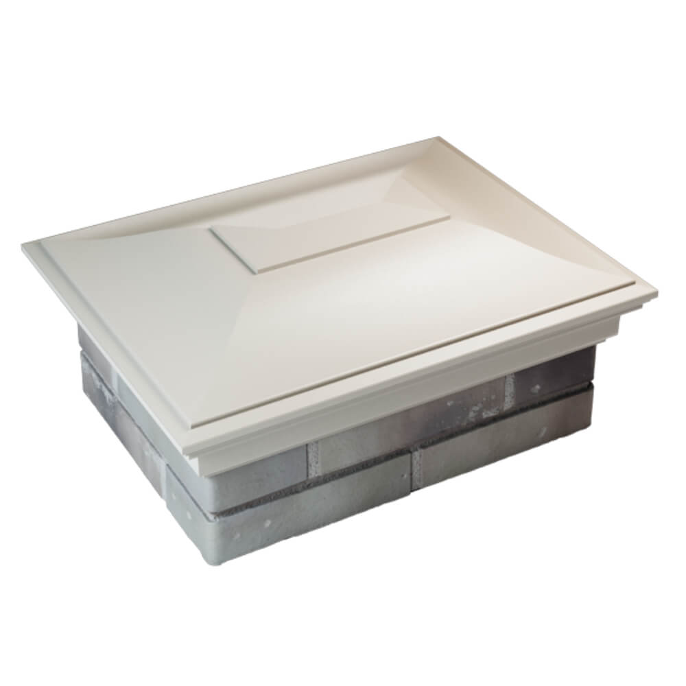 Колпак Zking Монблан Бежевый на столб 2х1.5 кирпича (515х385мм) Оренбург фото