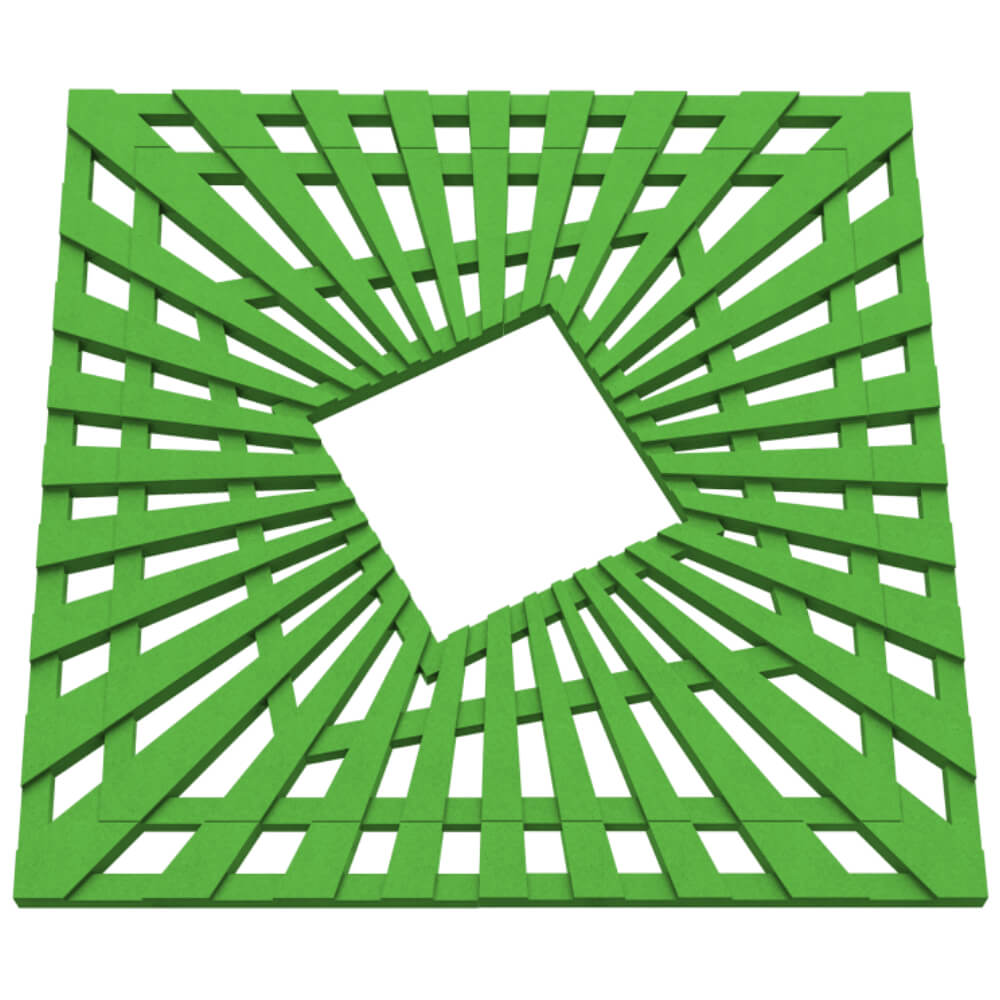 Приствольная решетка для дерева ZKING ATMOSPHERE 1.2х1.2м Зеленая в Оренбурге фото