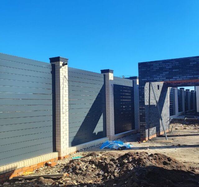 Колпак Zking Бона ХайТек Серый на столб 1.5х1.5 кирпича (385х385мм) в Оренбурге фото