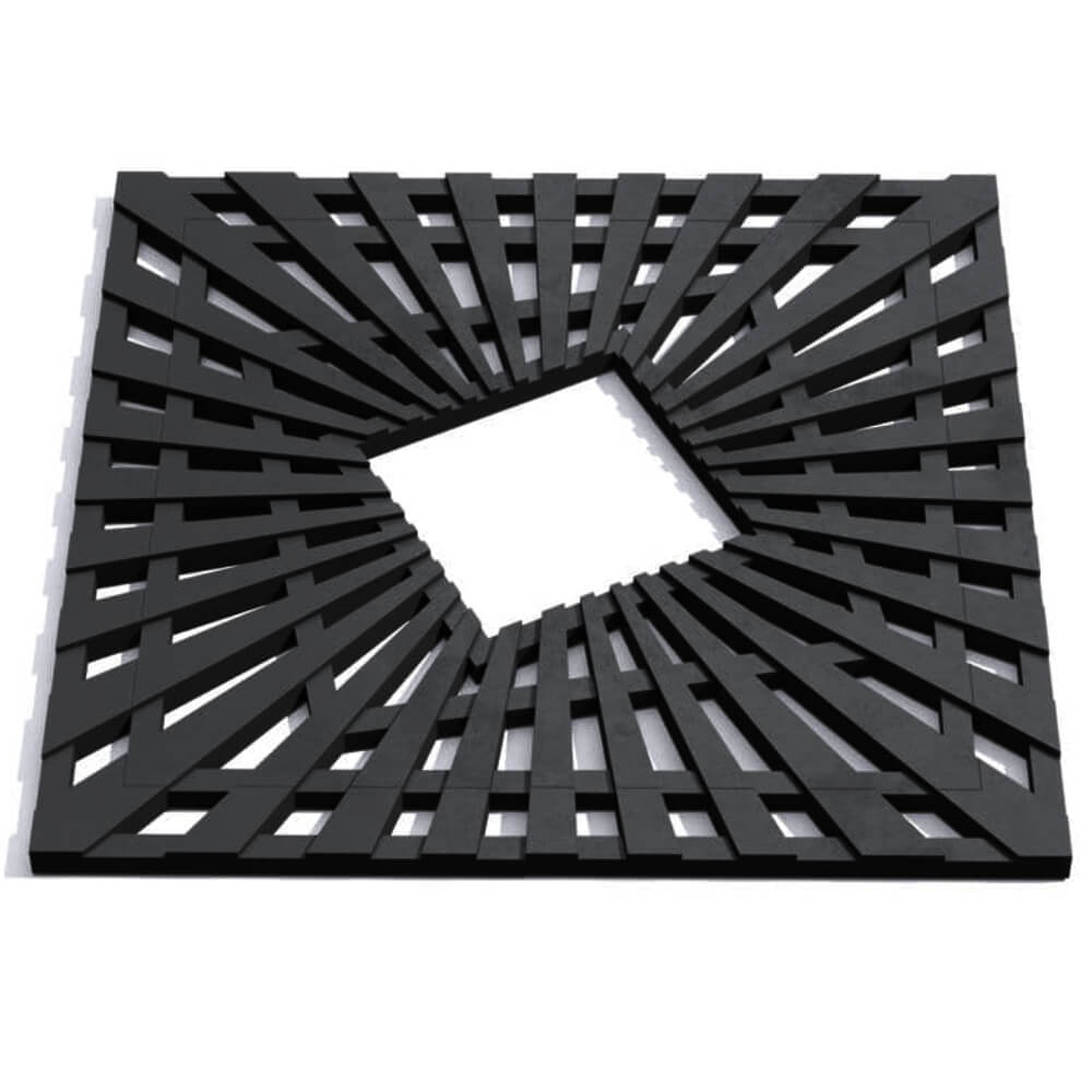 Приствольная решетка для дерева ZKING ATMOSPHERE 1.2х1.2м Черная Оренбург фото