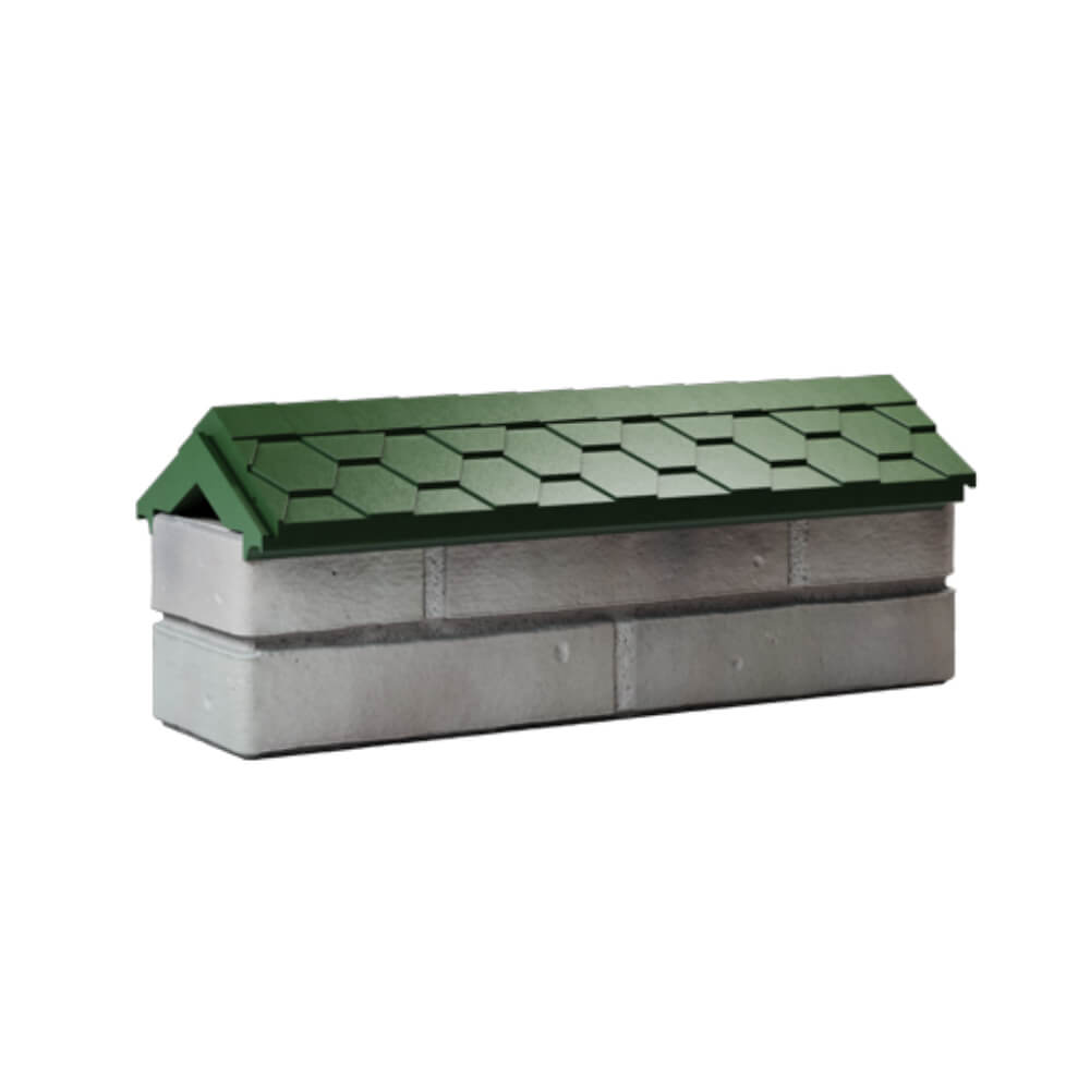 Парапет Zking Эверест Зеленый с посадкой на 0.5 кирпича (130мм) Оренбург фото