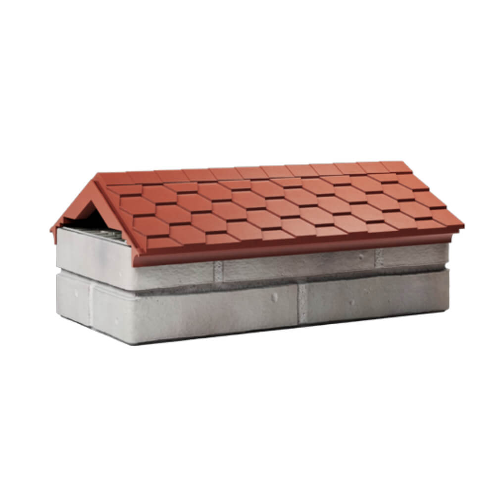 Парапет Zking Эверест Красный с посадкой на 1 кирпич (200/225/255мм) Оренбург фото