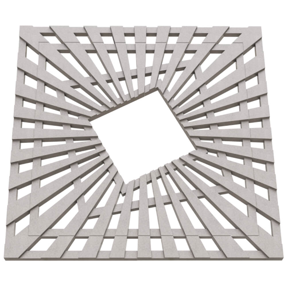 Приствольная решетка для дерева ZKING ATMOSPHERE 1.2х1.2м Бежевая в Оренбурге фото