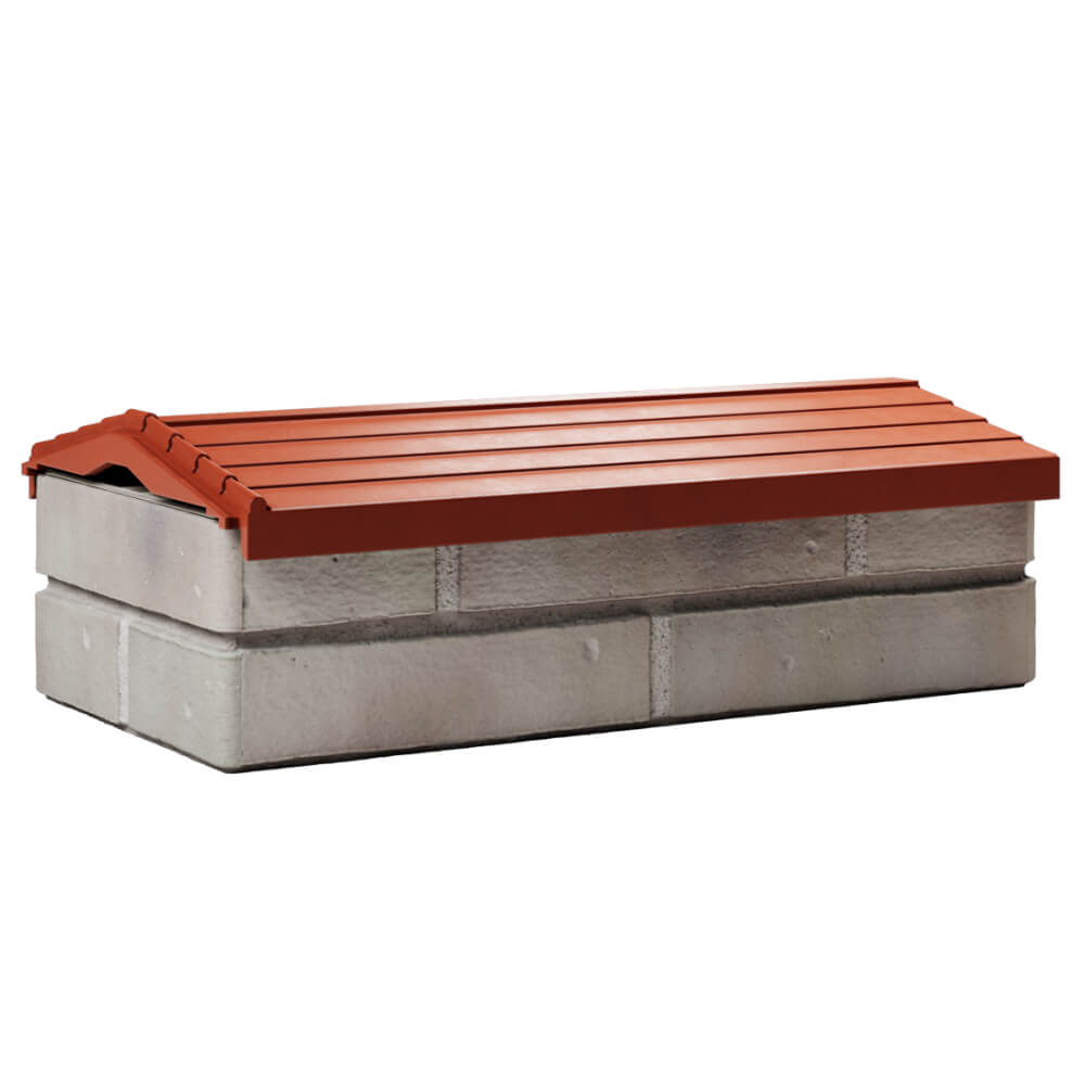 Парапет Zking Бона ХайТек Красный с посадкой на 1 кирпич (200/225/255мм) Оренбург фото