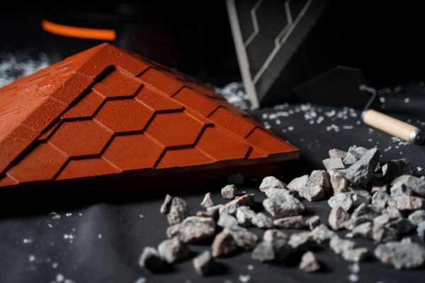 Колпак Zking Эверест Красный на столб 1.5х1.5 кирпича (390х390мм) в Оренбурге фото