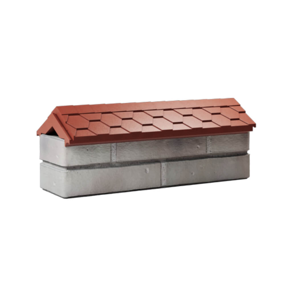 Парапет Zking Эверест Красный с посадкой на 0.5 кирпича (130мм) Оренбург фото