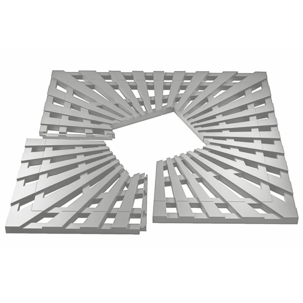 Приствольная решетка для дерева ZKING ATMOSPHERE 1.2х1.2м Бежевая в Оренбурге фото