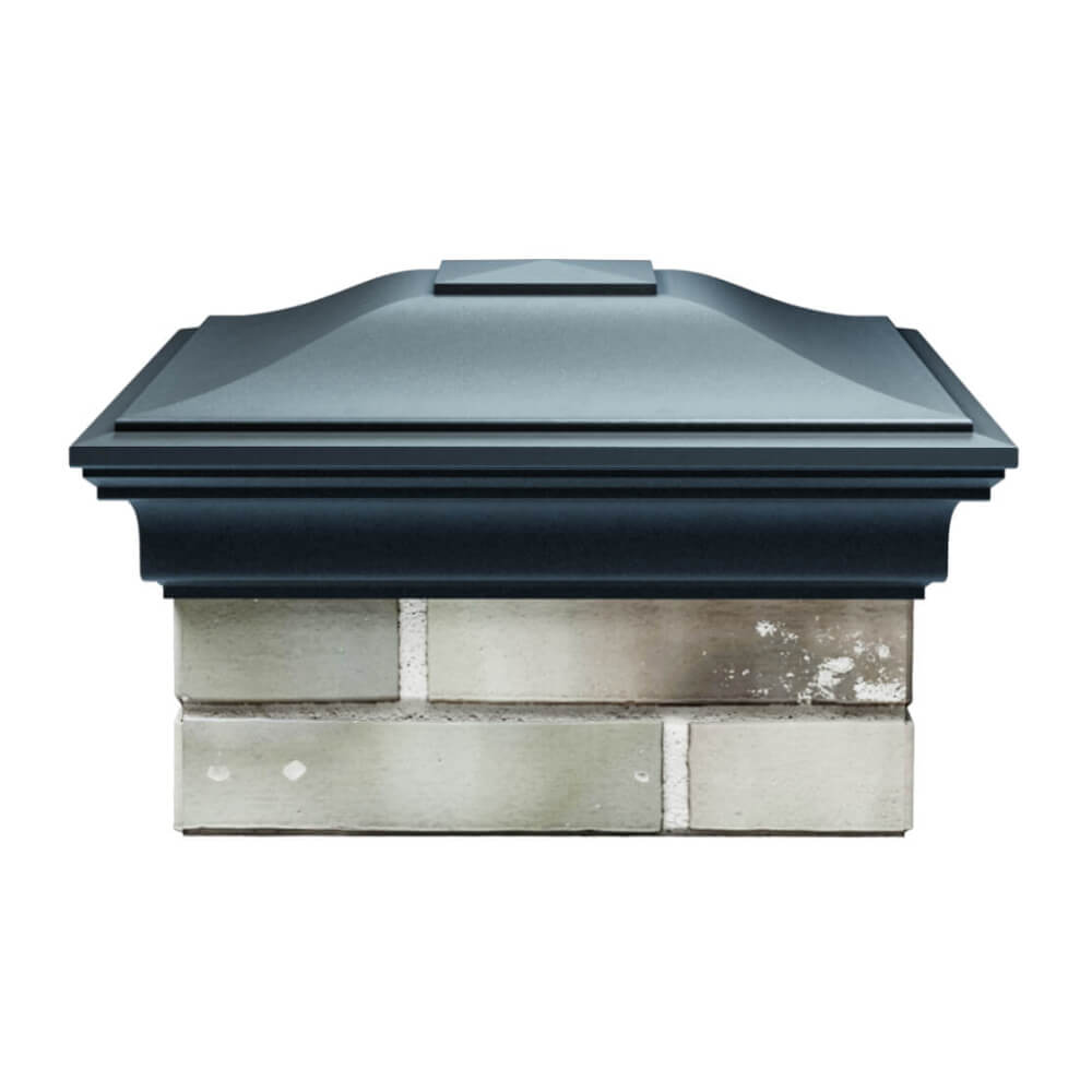 Колпак Zking Монблан Серый на столб 1.5х1.5 еврокирпича 0.7НФ (355х355мм) Оренбург фото