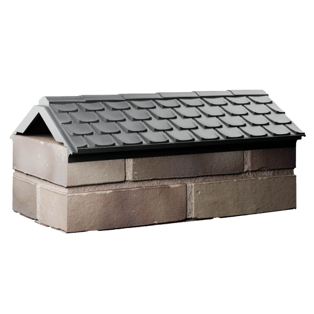 Парапет Zking Эльбрус Серый с посадкой на 1 кирпич (255мм) Оренбург фото