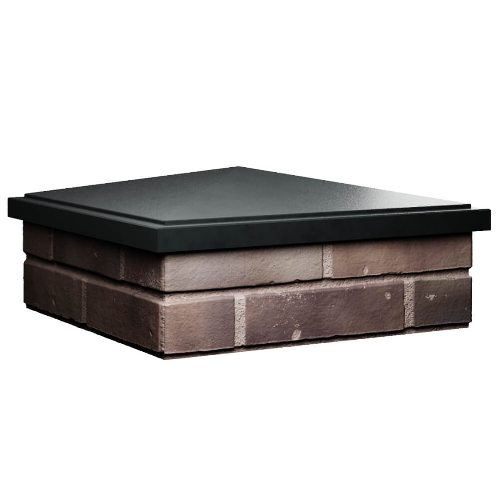 Колпак Zking БонаМоно Черный на столб 2х2 кирпича (515х515, 530х530мм) в Оренбурге фото