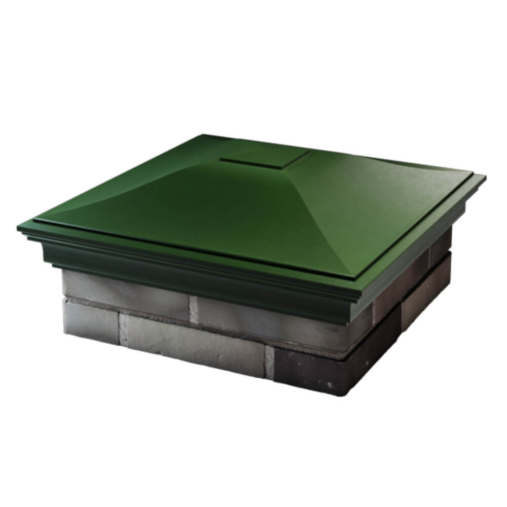 Колпак Zking Монблан Зеленый на столб 2х2 кирпича (515х515мм) в Оренбурге фото