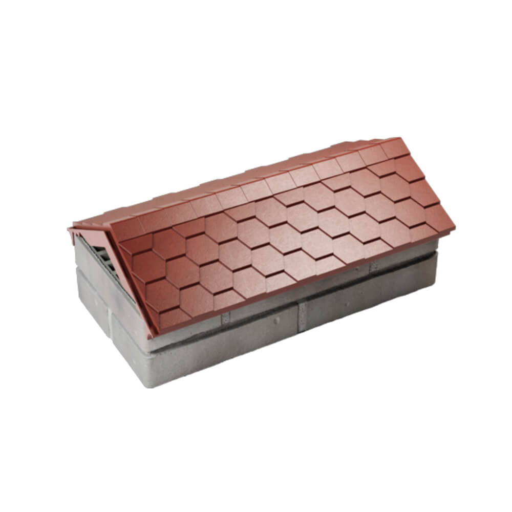 Парапет Zking Эверест Красный с посадкой на 1 кирпич (200/225/255мм) в Оренбурге фото