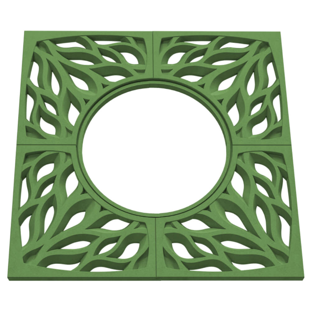 Приствольная решетка для дерева ZKING CRUST 1.2х1.2м Зеленая в Оренбурге фото