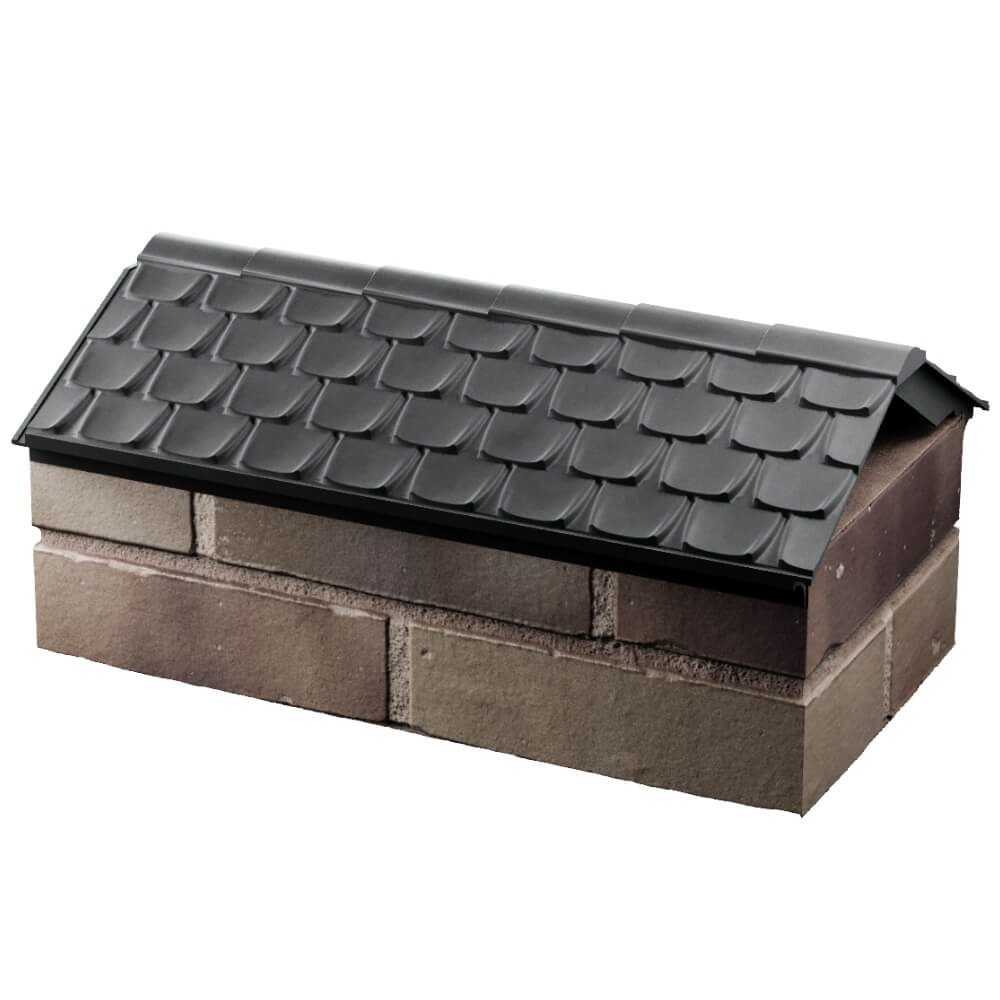 Парапет Zking Эльбрус Серый с посадкой на 1 кирпич (255мм) в Оренбурге фото