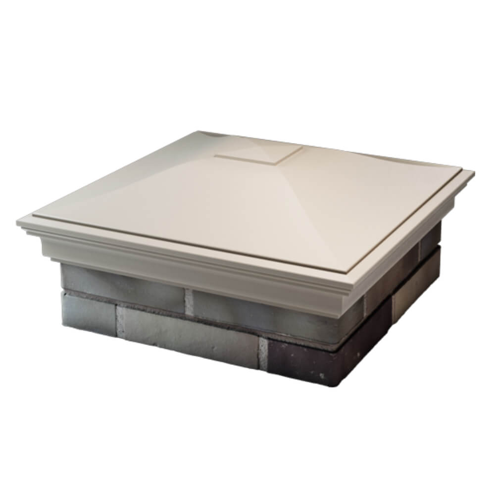 Колпак Zking Монблан Бежевый на столб 2х2 кирпича (515х515мм) в Оренбурге фото