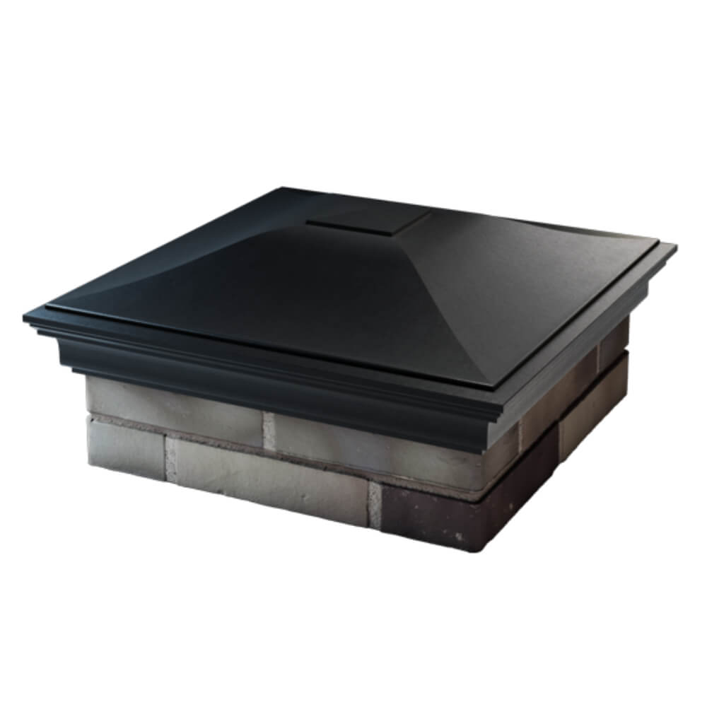 Колпак Zking Монблан Черный на столб 2х2 кирпича (515х515мм) в Оренбурге фото