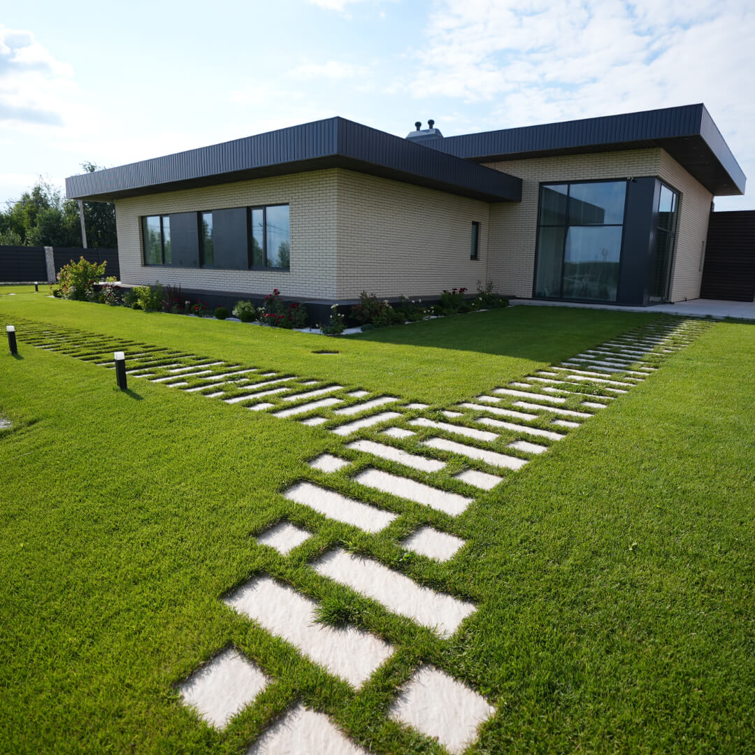 Шаговая плита STONE Светлая Галька 990х330х55мм в Оренбурге фото