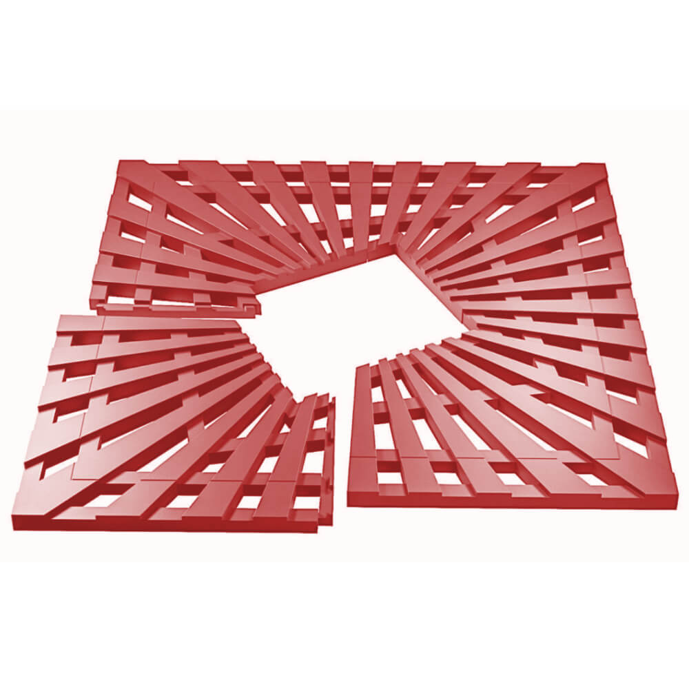 Приствольная решетка для дерева ZKING ATMOSPHERE 1.2х1.2м Красная в Оренбурге фото