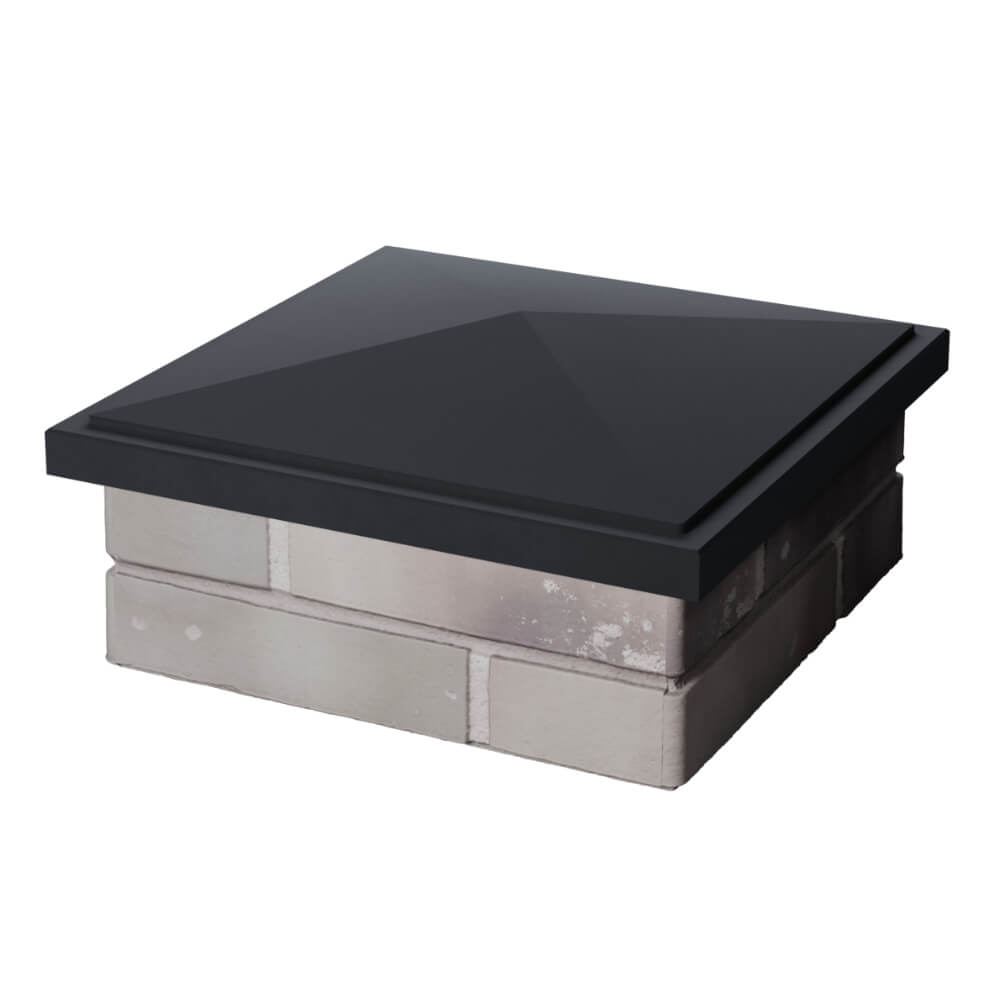 Колпак Zking БонаМоно Серый на столб 1.5х1.5 кирпича (385х385, 400х400мм) в Оренбурге фото