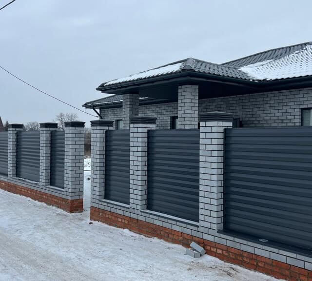 Колпак Zking Бона ХайТек Серый на столб 1.5х1.5 кирпича (385х385мм) в Оренбурге фото