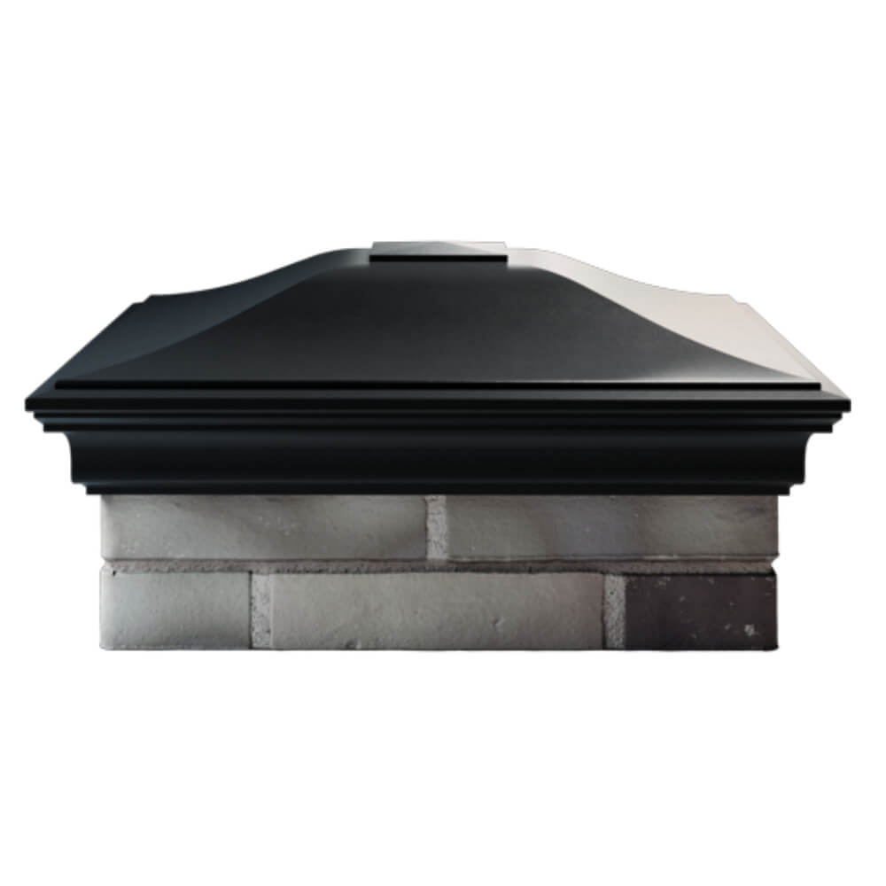 Колпак Zking Монблан Черный на столб 2х2 кирпича (515х515мм) в Оренбурге фото