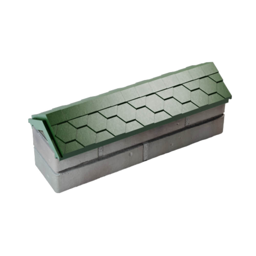 Парапет Zking Эверест Зеленый с посадкой на 0.5 кирпича (130мм) в Оренбурге фото