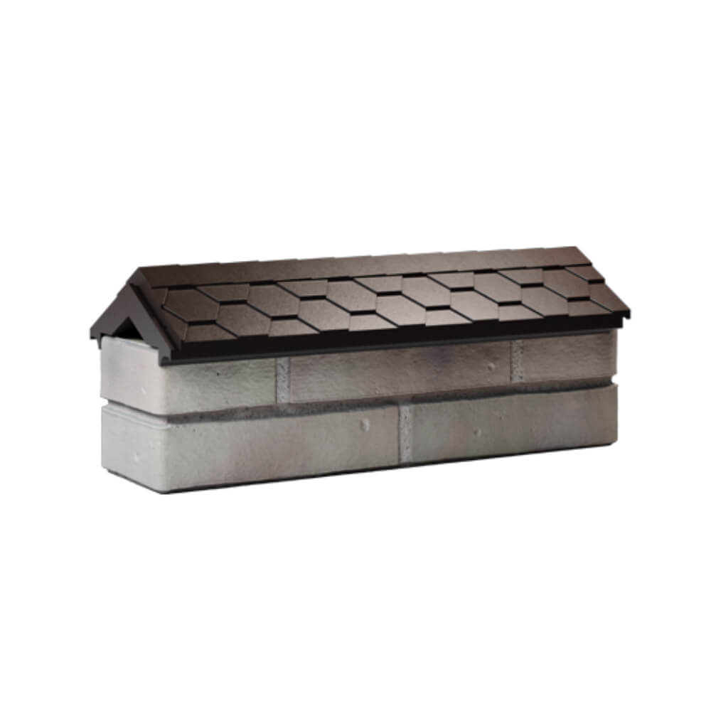 Парапет Zking Эверест Коричневый с посадкой на 0.5 кирпича (130мм) Оренбург фото