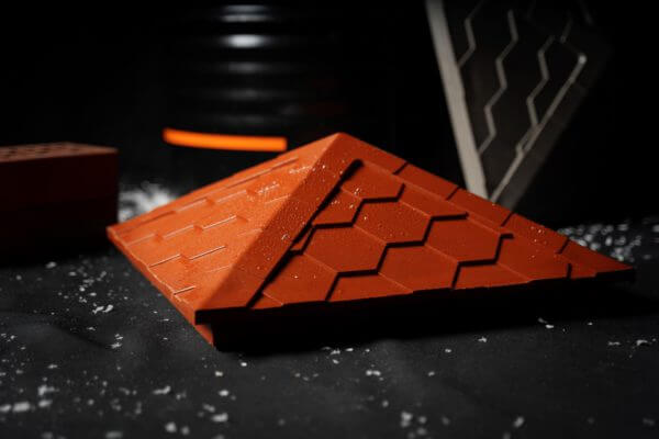 Колпак Zking Эверест Красный на столб 1.5х1.5 кирпича (390х390мм) в Оренбурге фото